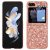 Samsung Galaxy Z Flip6 5G Glitter Electroplated TPU Cover – Rose Gold