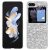 Samsung Galaxy Z Flip6 5G Glitter Electroplated TPU Cover – Silver