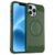 iPhone 12/12 Pro Magsafe Carbon Fiber Texture TPU Cover – Green