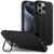 iPhone 16 Pro Carbon Fiber Texture Cover Invisible Kickstand – Black