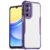 Samsung Galaxy A16 Carbon Fiber Matte Clear TPU+PC Cover – Purple