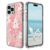 iPhone 16 Pro Max MagSafe Flower Pattern Printing TPU+PC Cover – Style I