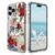iPhone 16 Pro Max MagSafe Flower Pattern Printing TPU+PC Cover – Style J