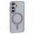 Samsung Galaxy S23 FE MagSafe Shockproof PC+TPU Clear Cover – Gray