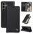 Samsung Galaxy S25 Ultra YIKATU YK-001 Stand Leather Magnetic Closure – Black