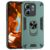 Infinix Hot 50i/Smart 9 PC+TPU Rugged Ring Kickstand Cover – Green