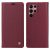 Samsung Galaxy S22 Ultra 5G YIKATU Leather Flip Cover with Wallet – Wine Red (YK-001)