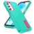 Samsung Galaxy A16 4G/5G EVA 3-in-1 Design Kickstand Cover – Cyan + Rose