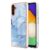 Samsung Galaxy A36 5G Marble Pattern Electroplating TPU Cover – Blue