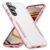 Samsung Galaxy A36 5G PC+TPU Military Grade Protective Cover – White/Pink