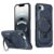 iPhone 16e MagSafe Kickstand TPU + PC Phone Cover – Navy Blue