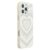 iPhone 16 Pro Max JAUCASE Magnetic Heart Pattern Cover – White