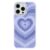 iPhone 16 Pro Max JAUCASE Magnetic Heart Pattern Cover – Purple