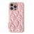 iPhone 15 Pro Max Down Jacket Leopard Print Cover – Pink