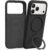 iPhone 17 Pro TORRAS Ostand Spin Silicone Series Magsafe Ring Kickstand Cover – Black