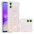Samsung Galaxy A07 4G Glitter Quicksand Shockproof Cover – Pink/ Pentagrams