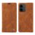 Redmi 15C 4G YIKATU YK-004 flip leather Skin-Touch Wallet Cover – Brown
