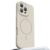 iPhone 16 Pro MagSafe Liquid Silicone + PC Camera Touch Button Cover – Antique White