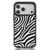 iPhone 17 Pro Max CASEEVO MagSafe Zebra Pattern TPU PC Cover – White