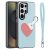 Samsung Galaxy S26 Ultra DUX DUCIS Luvy Series PU Leather with Finger Ring/Strap – SkyBlue & Heart