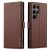 Samsung Galaxy S26 Ultra LC.IMEEKE L1 Series Leather Wallet Stand Flip Cover – Brown
