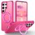 Samsung Galaxy S26 Ultra Magsafe Kickstand TPU + PC Shockproof Cover – Rose