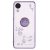 KADEM For Samsung Galaxy A03 Core Flower Pattern Cover With Ring Kickstand – Purple
