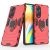 Ring Kickstand Rugged Protective Cover for Oppo A98 – Red