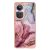 YB IMD Series Reno10 Pro 5G Marble Pattern Cover – Rose Gold