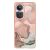 YB IMD Series Reno10 Pro 5G Marble Pattern Cover – Pink