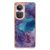 YB IMD Series Reno10 Pro 5G Marble Pattern Cover – Purple
