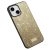 Sulada Glitter PU Leather Cover iPhone 15 – Gold