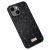 Sulada Glitter PU Leather Cover iPhone 15 – Black