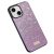 Sulada Glitter PU Leather Cover iPhone 15 – Purple