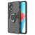 Ring Kickstand Rugged Protective Cover for Oppo A58 – Black