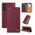 YIKATU Leather Flip Cover with Wallet Samsung Galaxy A05s – Wine Red (YK-001)