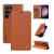YIKATU Leather Flip Cover with Wallet Samsung Galaxy S24 ULtra 5G – Brown (YK-001)