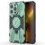 Ring Kickstand Armor PC TPU Cover for iPhone 15 Pro – Green