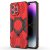 Ring Kickstand Armor PC TPU Cover for iPhone 14 Pro Max – Red