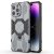 Ring Kickstand Armor PC TPU Cover for iPhone 14 Pro Max – Gray