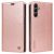 Samsung Galaxy A25 5G YIKATU Leather Flip Cover with Wallet – Rose Gold (YK-006)