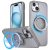 iPhone 15 Magnetic Kickstand Rotating Cover – Titanium Gray