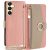 Crossbody Zipper Pocket Leather Cover For Samsung Galaxy A15 4G/A15 5G – Pink