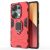 Xiaomi Redmi Note 13 4G Ring Kickstand Rugged Protective Cover – Red