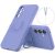 Samsung Galaxy A35 5G Silicone Kickstand Cover with Lanyard – Purple