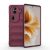 Oppo Reno11 Pro 5G Soft TPU Shockproof Flannel Cover – Wine Red
