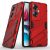Oppo Reno11 F 5G Rugged PC+TPU Kickstand Cover – Red