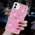 iPhone 11 Glittery Epoxy TPU Phone Cover – Pink