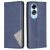 Oppo A60 4G Rhombus PU Flip Leather Cover with Card Slots – Blue