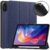Xiaomi Redmi Pad 2 Stand Shock-Absorbent Leather Cover with Pen Slot – Dark Blue